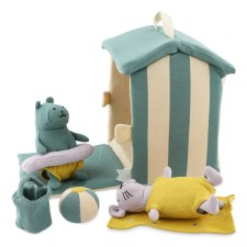 Spielset Puppet World 'Beach' Mrs. Mouse & Mr. Hippo von trixie
