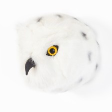 Plüsch Tierkopf-Trophäe Schnee-Eule Chloe von Wild & Soft